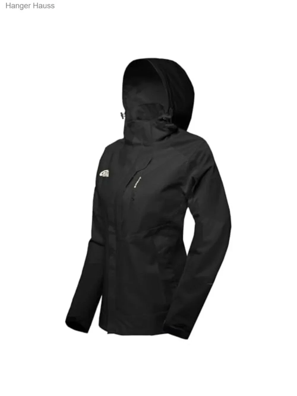 Women's Waterproof Rain Jacket with Detachable Hood Lightweight Outdoor